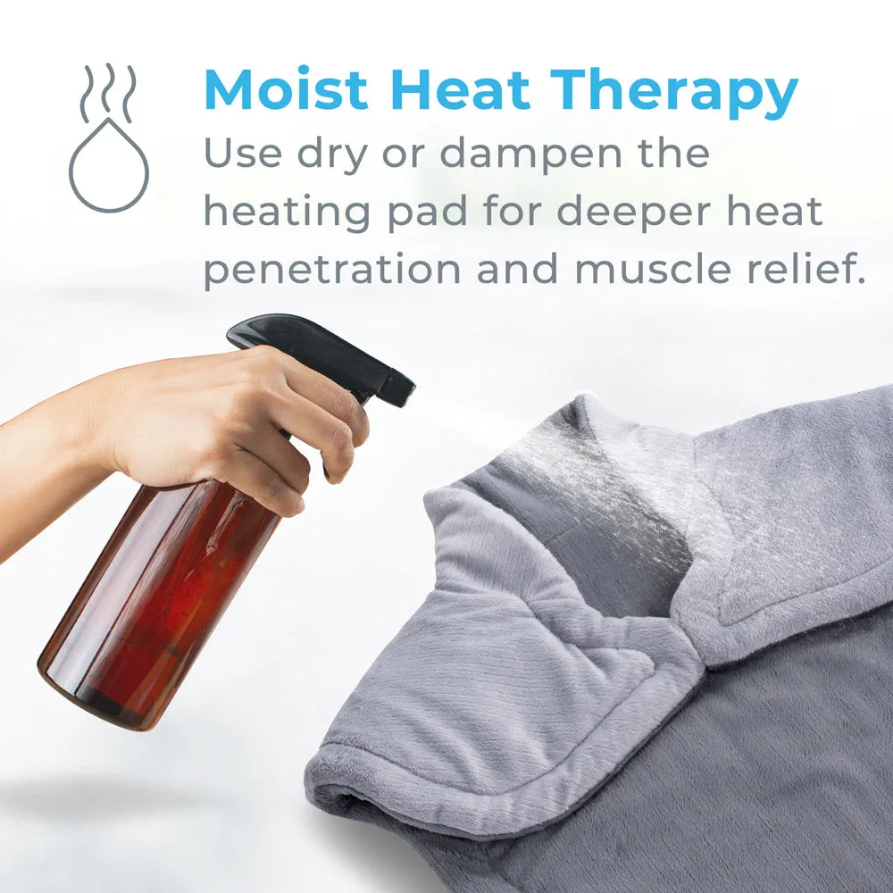 PureRelief XL Extra-Long Back & Neck Heating Pad
