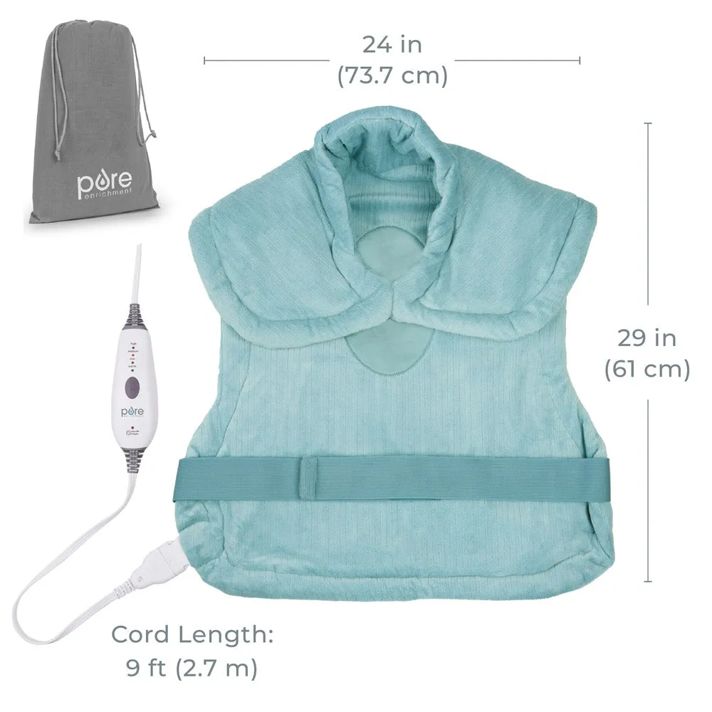 PureRelief XL Extra-Long Back & Neck Heating Pad