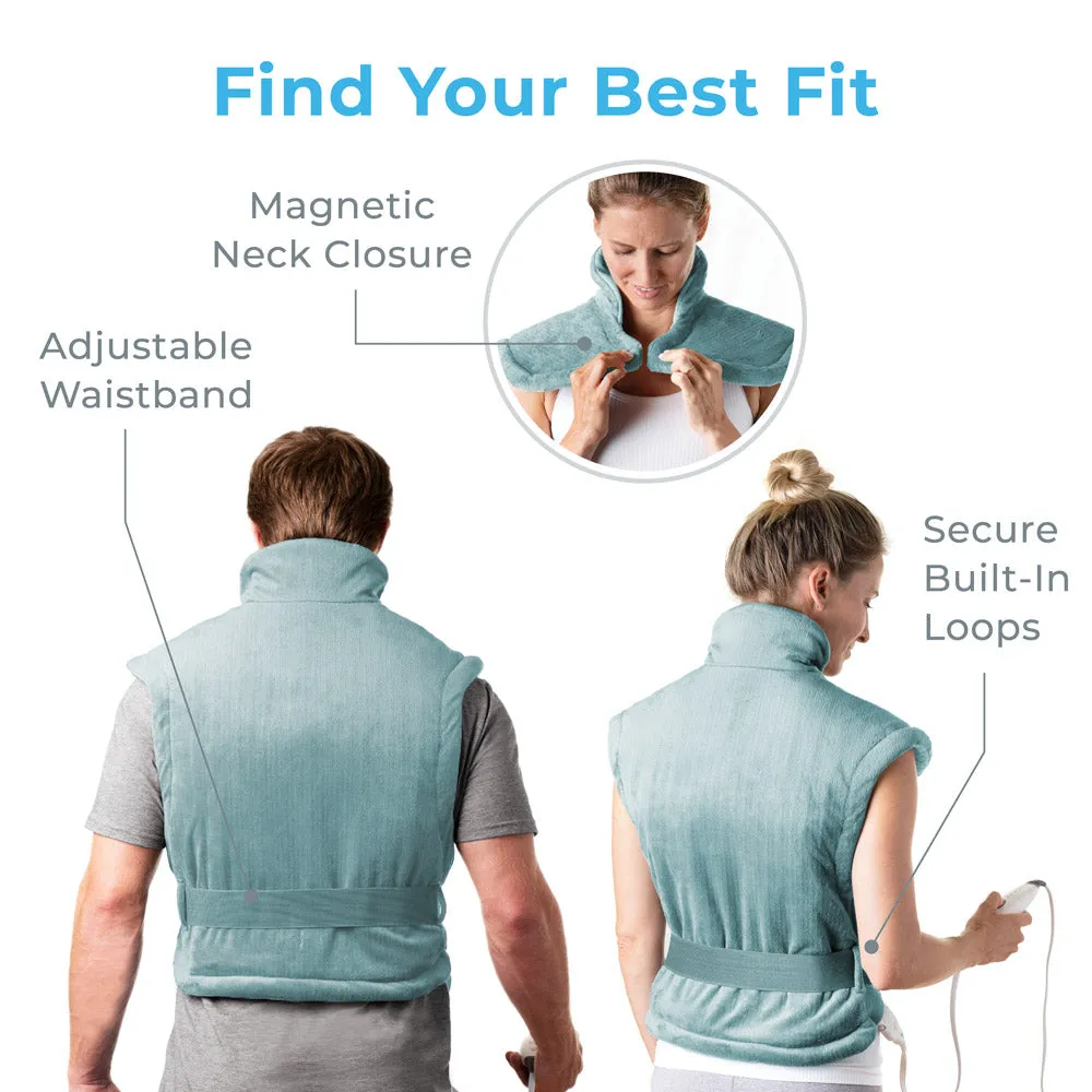 PureRelief XL Extra-Long Back & Neck Heating Pad