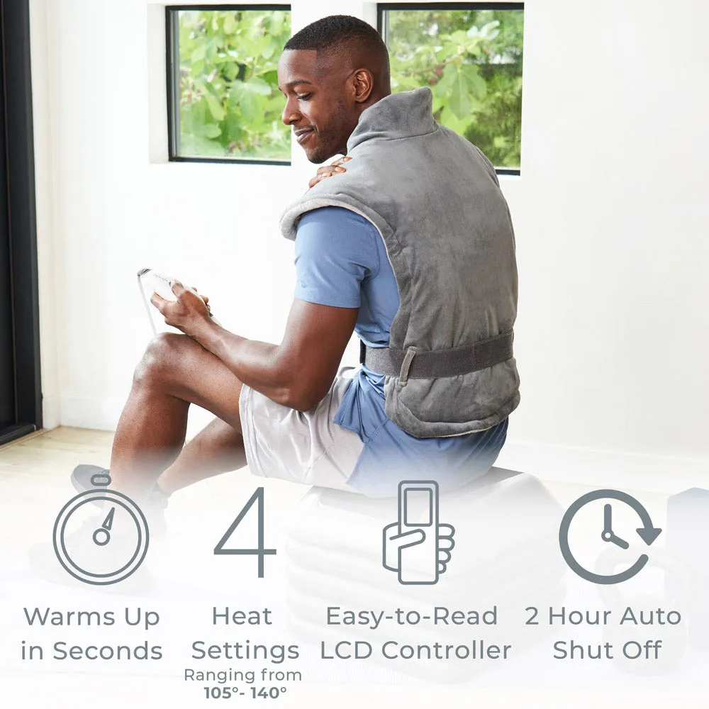 PureRelief XL Extra-Long Back & Neck Heating Pad