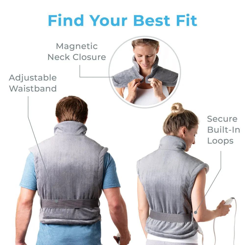 PureRelief XL Extra-Long Back & Neck Heating Pad