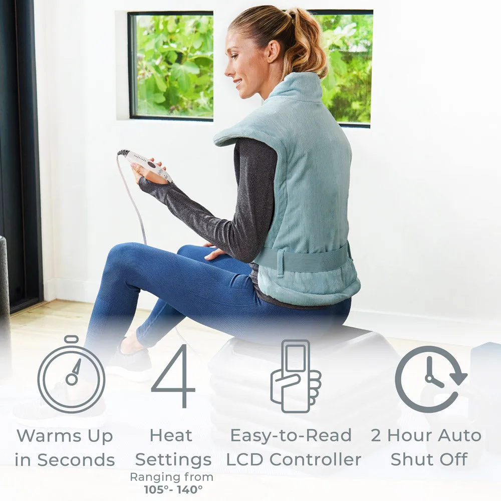 PureRelief XL Extra-Long Back & Neck Heating Pad