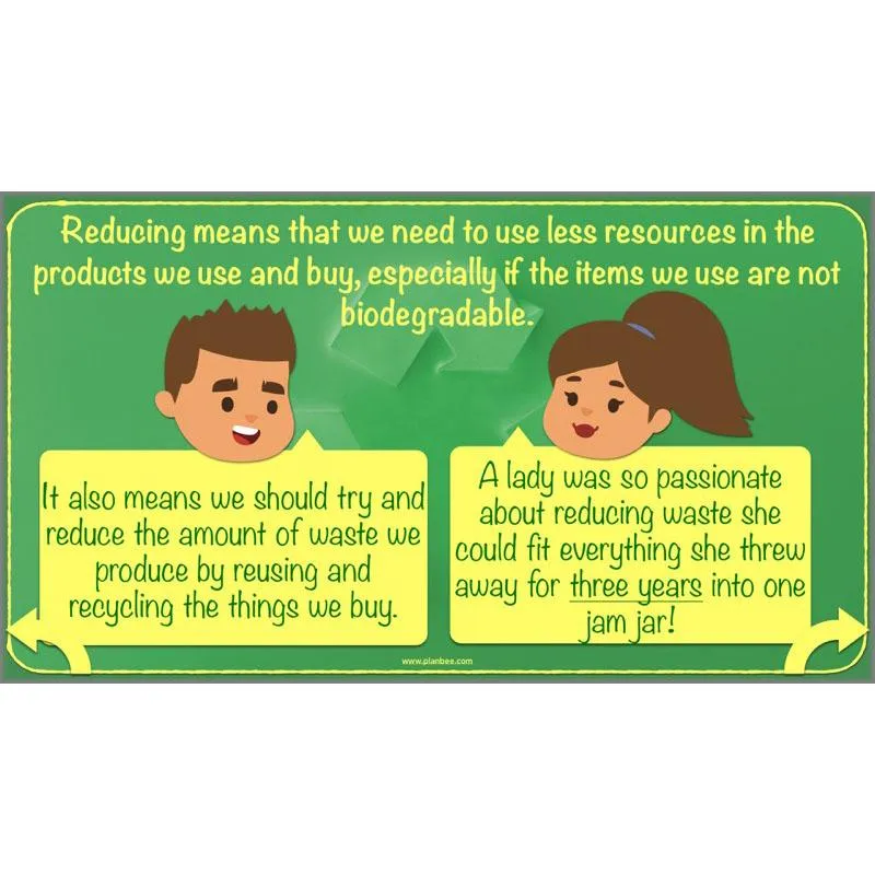 Reduce, Reuse, Recycle