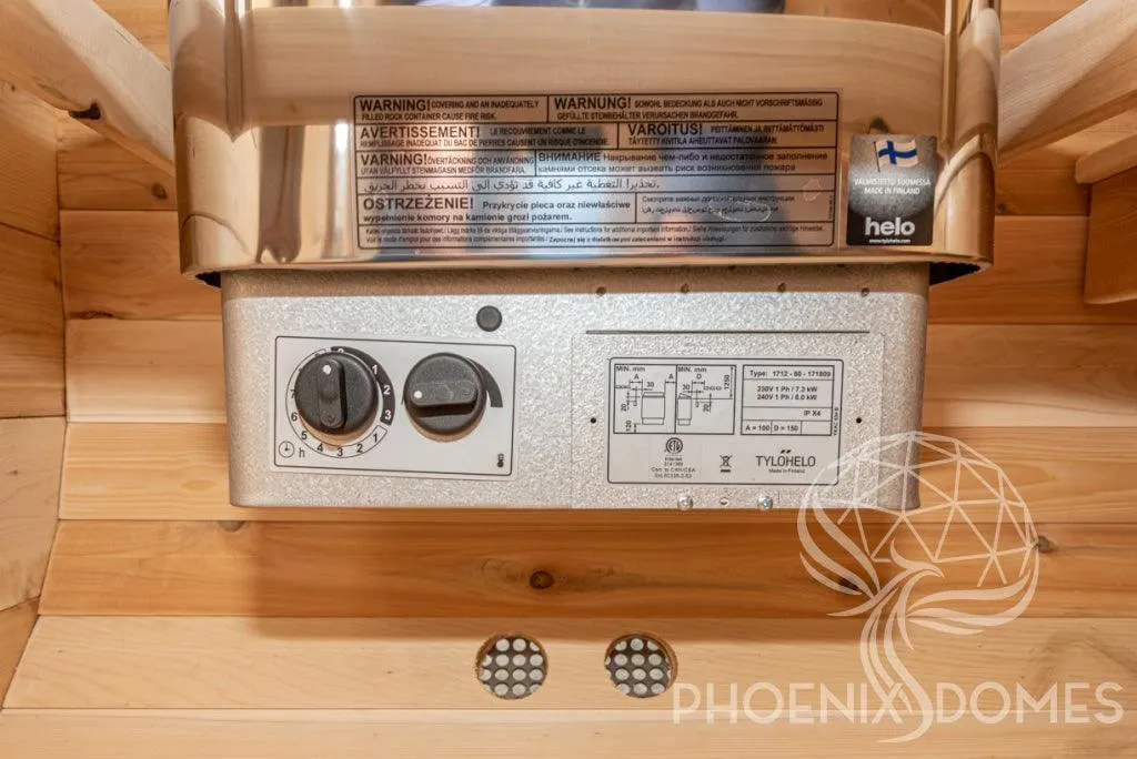 Serenity Sauna - Phoenix Domes