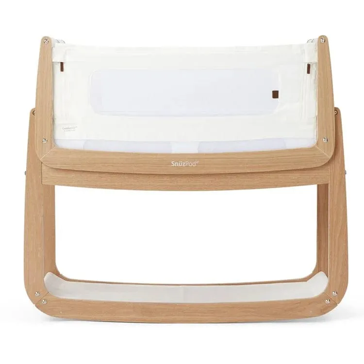 Snuzpod  Bedside Crib  Natural Edit - Oak