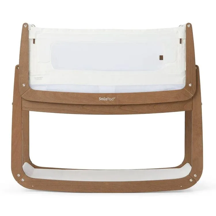 Snuzpod  Bedside Crib  Natural Edit - Silver Birch
