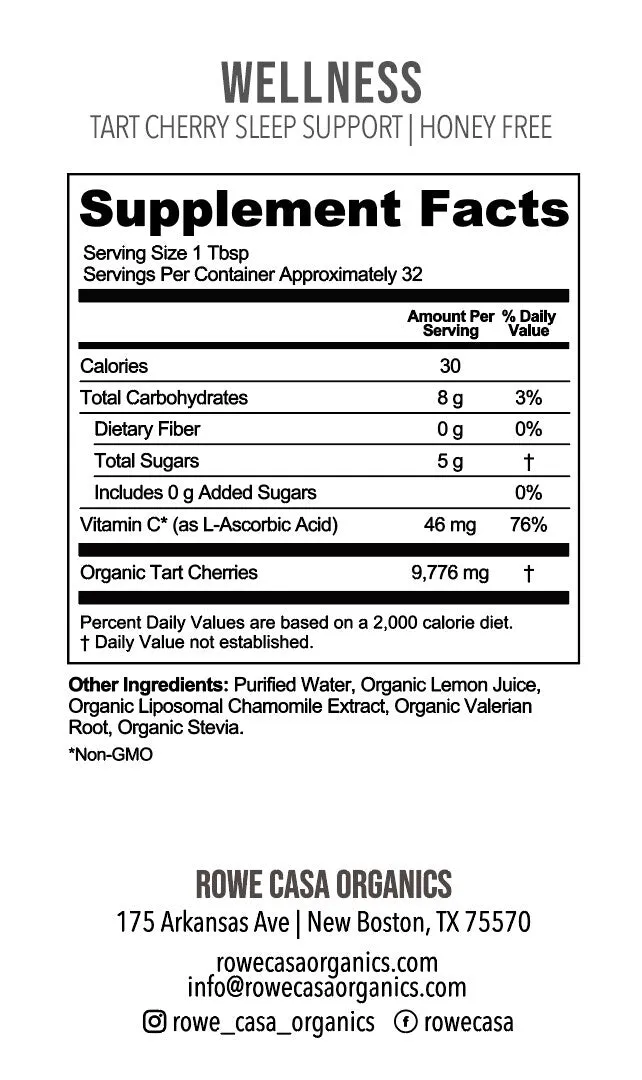 TART CHERRY SLEEP SUPPORT | 16 Oz