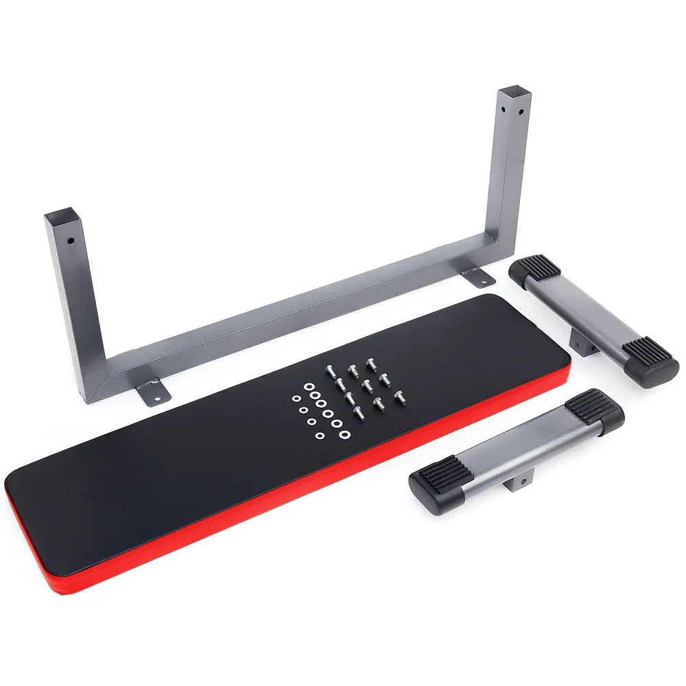 TnP Accessories Flat Bench (Black Red)