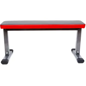 TnP Accessories Flat Bench (Black Red)