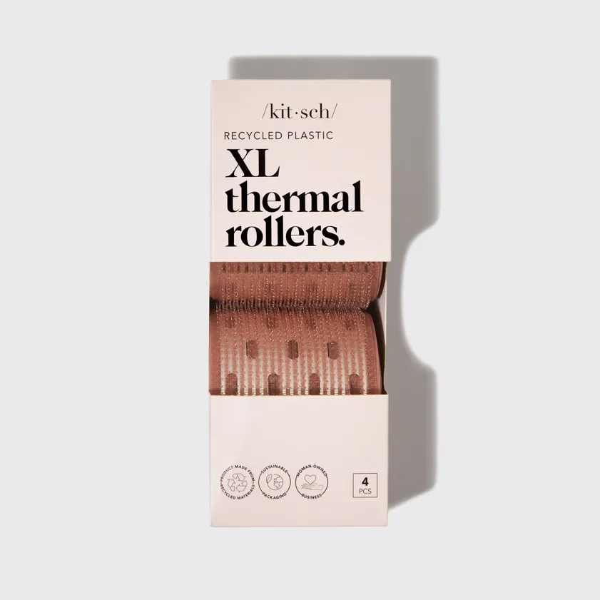 XL Thermal Hair Roller 4 Piece Set - Terracotta