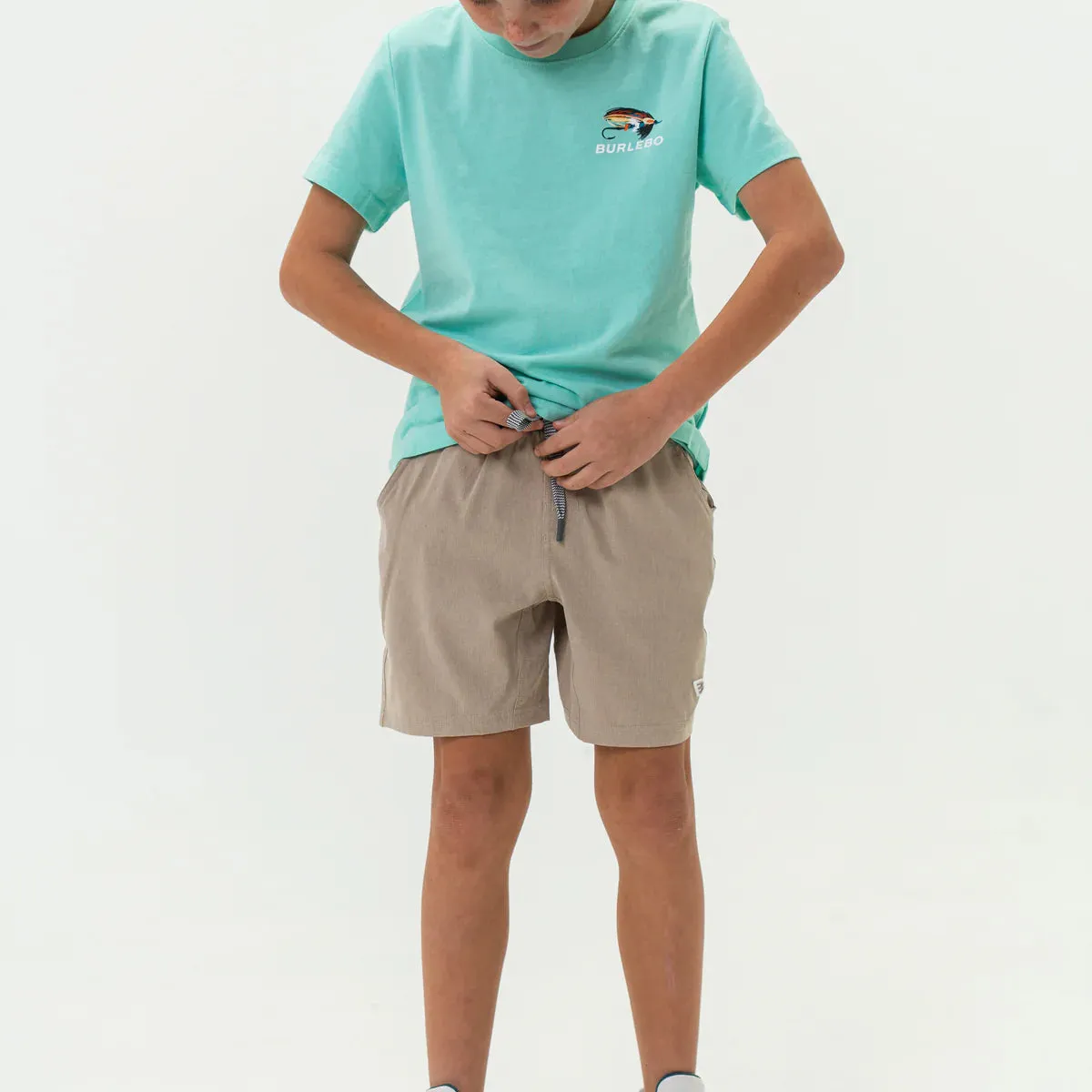 Youth Athletic Shorts | Heather Khaki   Venado Camo